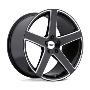 TSW Wheels – RIVAGE – Black – 20″x10″ 25mm – Summer Wheels – 2010RIV255114B76
